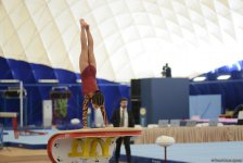 Стартовал второй день чемпионатов Азербайджана по спортивной гимнастике и акробатике (ФОТО)