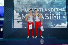 Награждены призеры второго дня чемпионатов Азербайджана по спортивной гимнастике и акробатике (ФОТО)