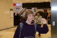 Золотой призер Всемирных соревнований возрастных групп по тамблингу Малкин вернулся в Баку (ФОТО)