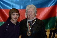 Золотой призер Всемирных соревнований возрастных групп по тамблингу Малкин вернулся в Баку (ФОТО)