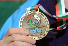 Золотой призер Всемирных соревнований возрастных групп по тамблингу Малкин вернулся в Баку (ФОТО)