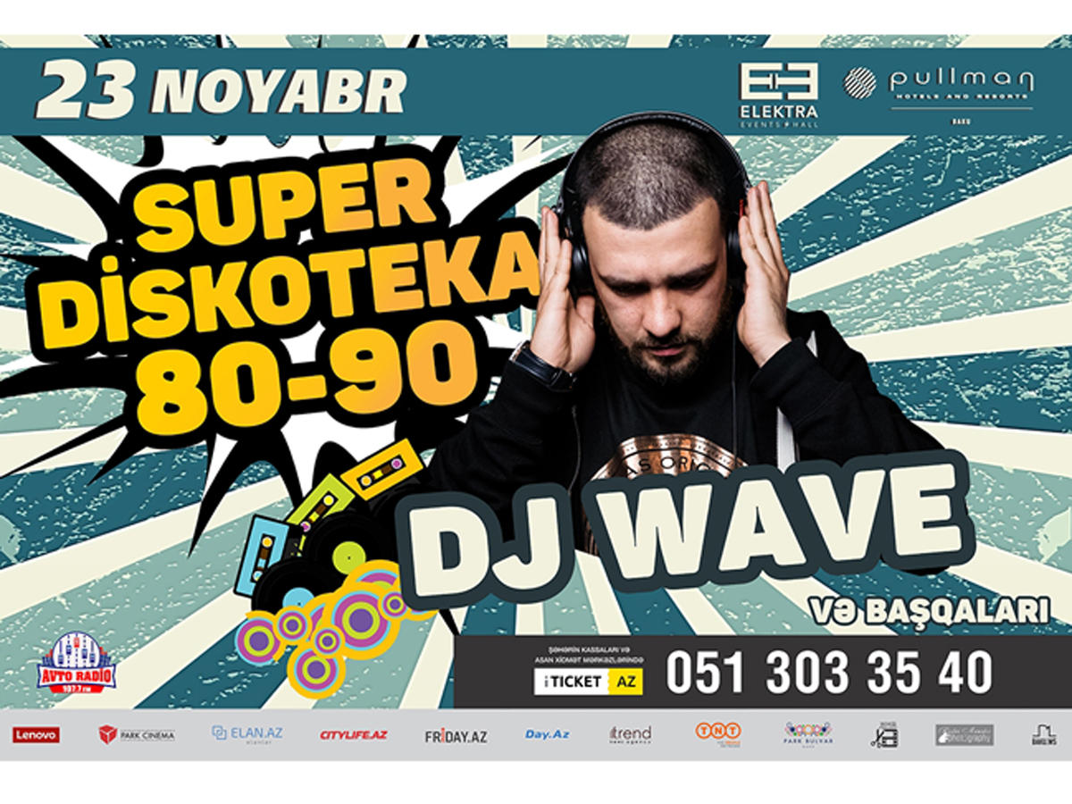 Супердискотеку 80-90-х в Баку зажгут треки Dj Wave и Dj Dark (ВИДЕО)