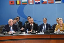 Президент Ильхам Алиев принял участие в заседании Североатлантического совета НАТО в Брюсселе (ФОТО)  (версия 2)