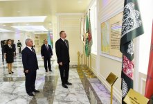 Президент Ильхам Алиев принял участие в открытии Музея флага в Агджабеди (ФОТО)