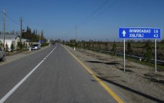 Президент Ильхам Алиев принял участие в открытии реконструированной автодороги Суговушан-Хашимханлы (ФОТО)