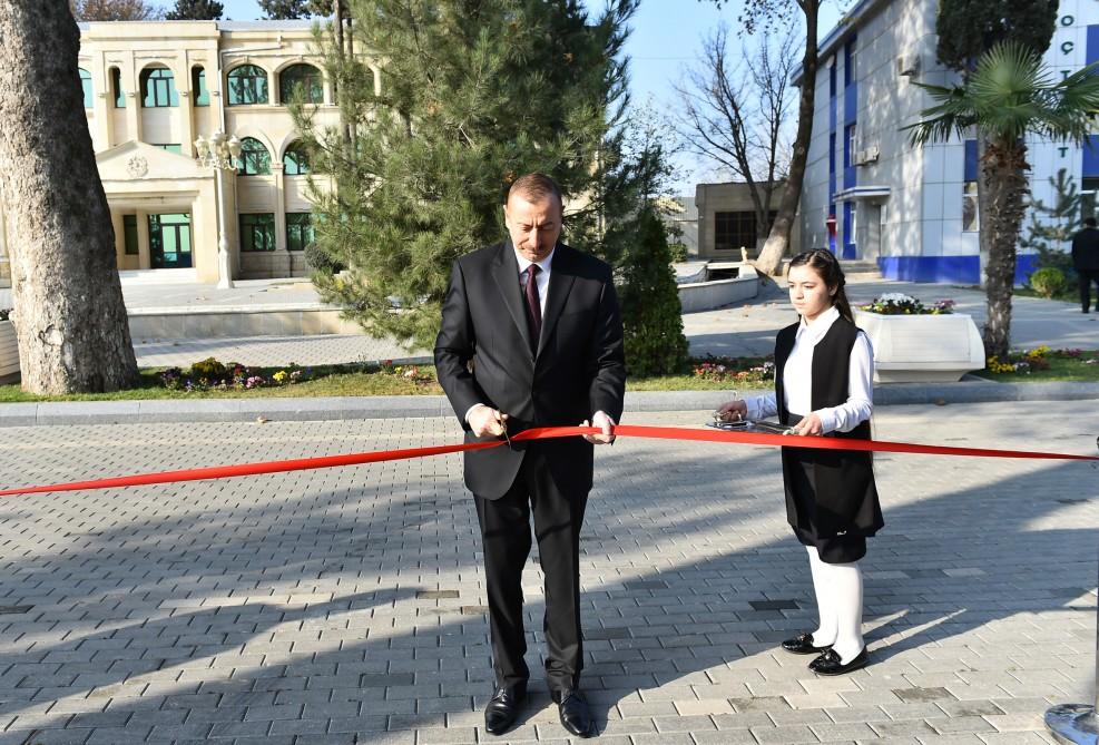 Президент Ильхам Алиев принял участие в открытии Тертерского историко-краеведческого музея (ФОТО)