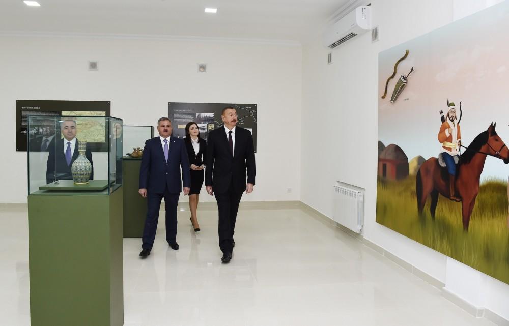 Президент Ильхам Алиев принял участие в открытии Тертерского историко-краеведческого музея (ФОТО)