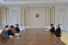Президент Ильхам Алиев принял госминистра иностранных дел Индии (ФОТО)