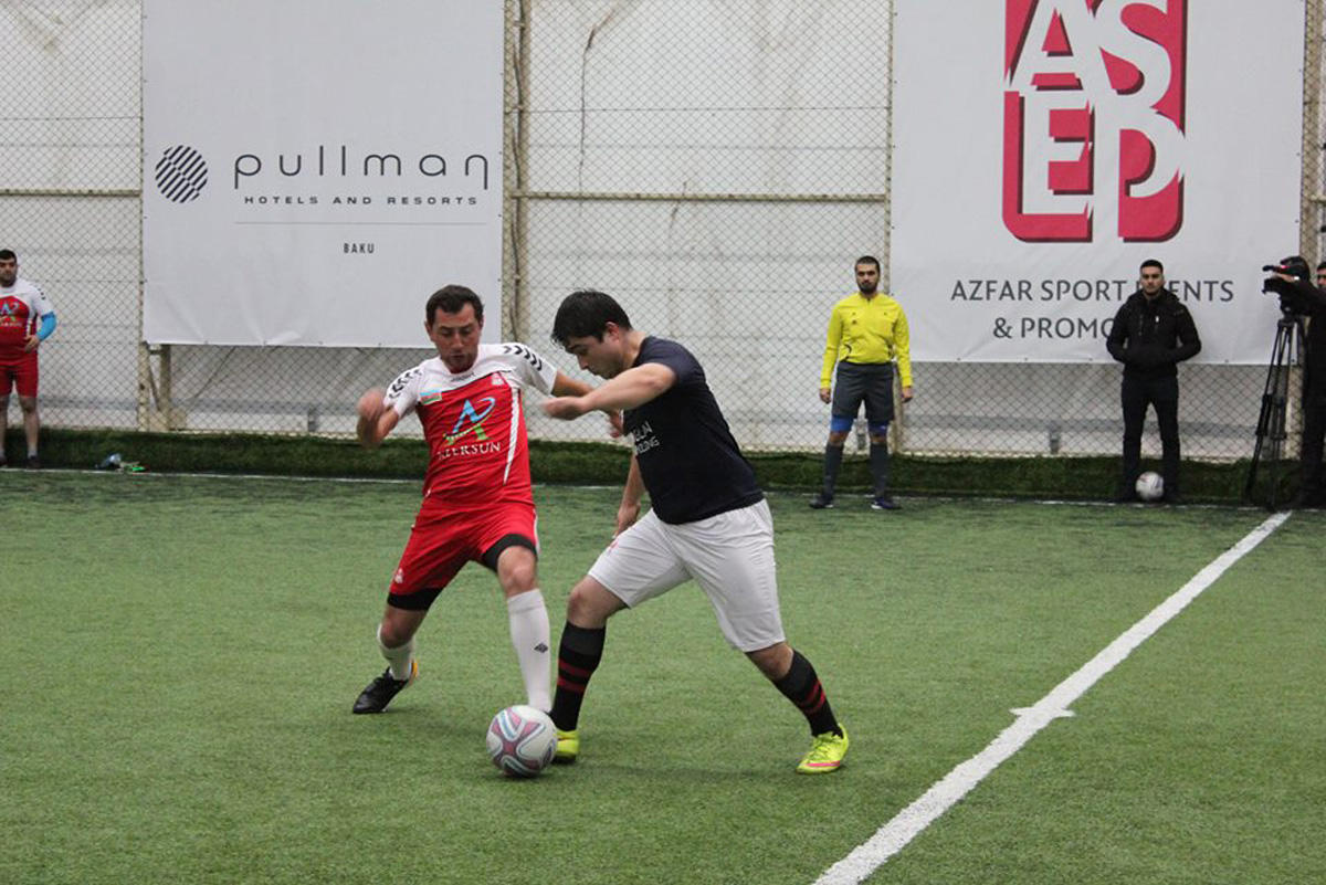 Интересные моменты четвертьфинала AZFAR Business League (ФОТО)