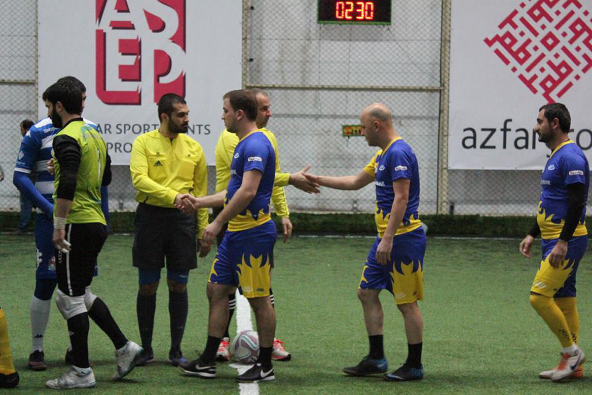 Интересные моменты четвертьфинала AZFAR Business League (ФОТО)