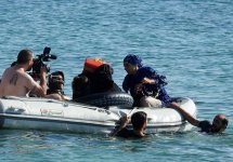 Фильм о беженцев из Сирии с участием Кенуль Нагиевой удостоен награды в Турции (ФОТО)