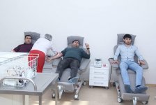 Азербайджанские спортсмены провели донорскую акцию (ФОТО)