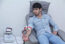 Азербайджанские спортсмены провели донорскую акцию (ФОТО)