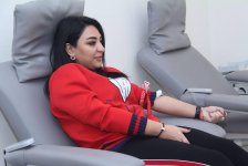 Азербайджанские спортсмены провели донорскую акцию (ФОТО)
