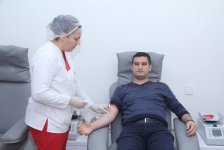 Азербайджанские спортсмены провели донорскую акцию (ФОТО)