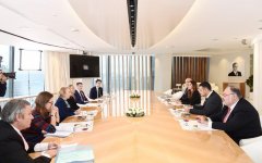 First VP Mehriban Aliyeva meets with UK Minister of State for Trade and Export Promotion (PHOTO)