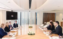First VP Mehriban Aliyeva meets with UK Minister of State for Trade and Export Promotion (PHOTO)