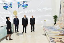 Президент Ильхам Алиев ознакомился с условиями, созданными после капремонта во Дворце культуры “Кимьячи” в Сумгайыте (ФОТО)