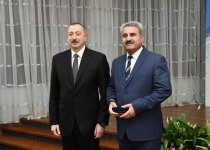 Президент Ильхам Алиев и Первая леди Мехрибан Алиева приняли участие в мероприятии, посвященном спортивным итогам 2017 года (ФОТО)