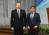 Президент Ильхам Алиев и Первая леди Мехрибан Алиева приняли участие в мероприятии, посвященном спортивным итогам 2017 года (ФОТО)