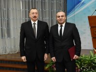 Президент Ильхам Алиев и Первая леди Мехрибан Алиева приняли участие в мероприятии, посвященном спортивным итогам 2017 года (ФОТО)