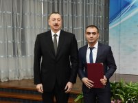 Президент Ильхам Алиев и Первая леди Мехрибан Алиева приняли участие в мероприятии, посвященном спортивным итогам 2017 года (ФОТО)