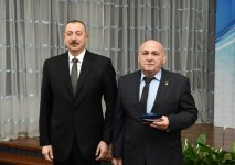 Президент Ильхам Алиев и Первая леди Мехрибан Алиева приняли участие в мероприятии, посвященном спортивным итогам 2017 года (ФОТО)