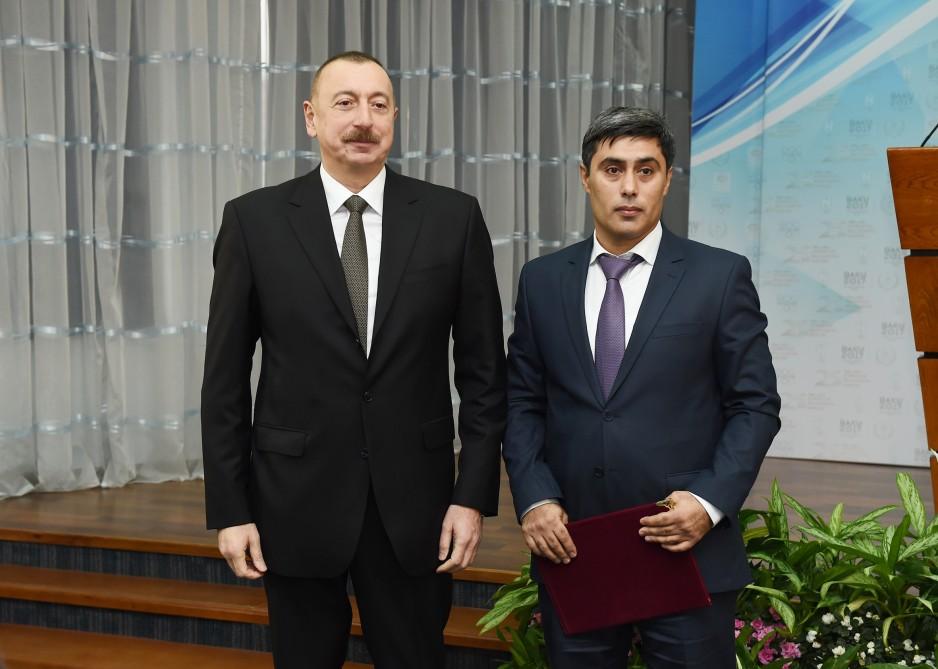Президент Ильхам Алиев и Первая леди Мехрибан Алиева приняли участие в мероприятии, посвященном спортивным итогам 2017 года (ФОТО)
