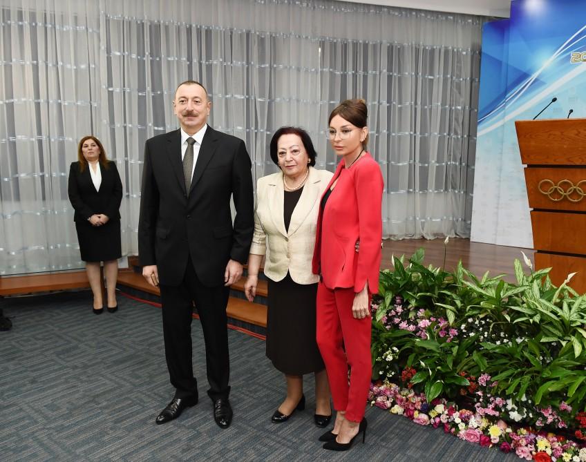 Президент Ильхам Алиев и Первая леди Мехрибан Алиева приняли участие в мероприятии, посвященном спортивным итогам 2017 года (ФОТО)