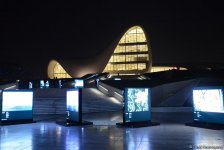 Вице-президент Фонда Гейдара Алиева Лейла Алиева посетила выставку Red Bull Illume (ФОТО)