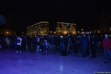 Вице-президент Фонда Гейдара Алиева Лейла Алиева посетила выставку Red Bull Illume (ФОТО)