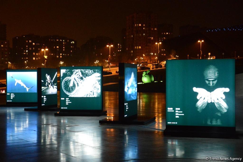 Вице-президент Фонда Гейдара Алиева Лейла Алиева посетила выставку Red Bull Illume (ФОТО)