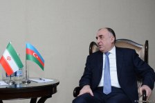 Azerbaijani, Iranian FMs hold bilateral meeting (PHOTO)
