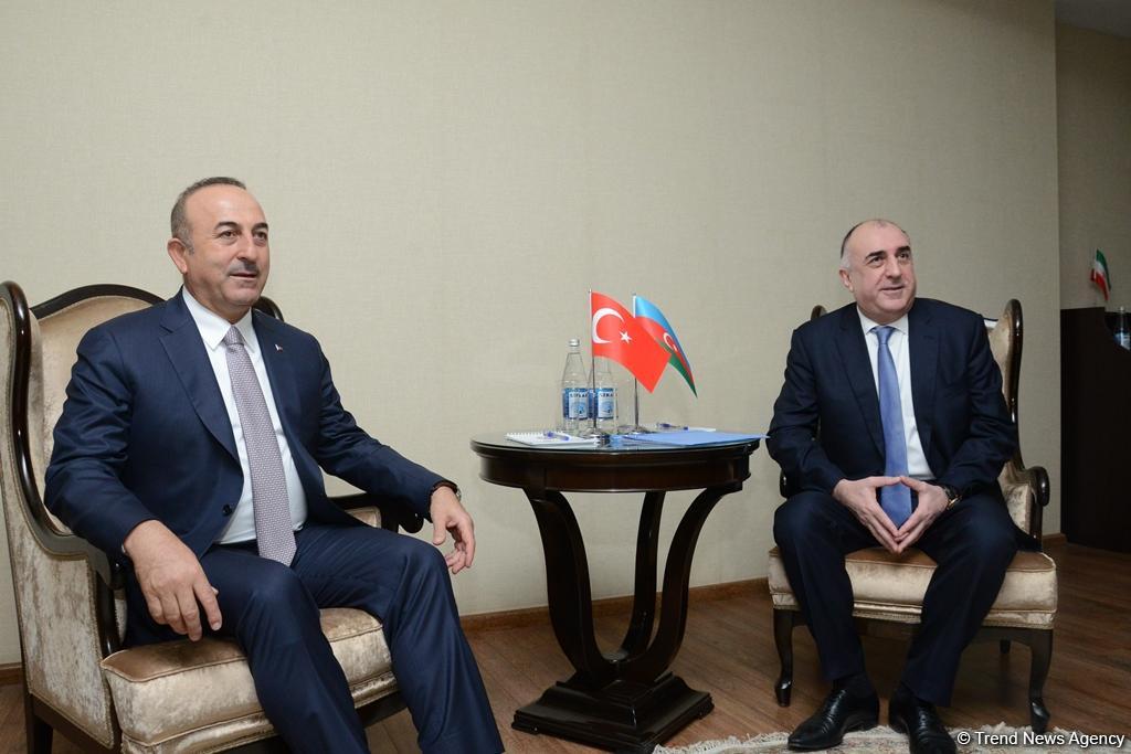 Azerbaijani FM meets Turkish counterpart (PHOTO)