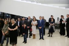 Вице-президент Фонда Гейдара Алиева Лейла Алиева приняла участие в открытии персональной выставки Омара Эльдарова (ФОТО)