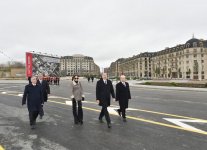 Президент Ильхам Алиев и его супруга ознакомились с работой, проделанной в «Баку Белый город» (ФОТО)