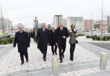 Президент Ильхам Алиев и его супруга ознакомились с работой, проделанной в «Баку Белый город» (ФОТО)