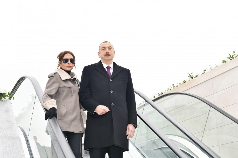 Президент Ильхам Алиев и его супруга ознакомились с работой, проделанной в «Баку Белый город» (ФОТО)
