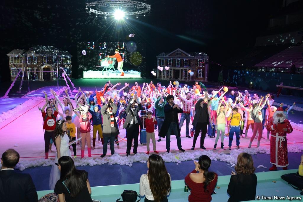 Впервые фильм “Один дома” представлен в Баку потрясающим новогодним гимнастическим Anchorшоу (ФОТО)