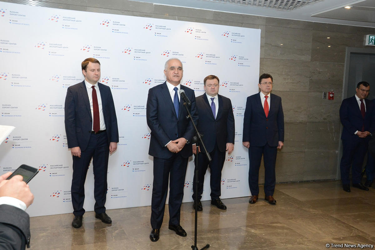 Открытие представительства РЭЦ в Баку поможет расширить товарооборот Азербайджана и РФ - министр (ФОТО)