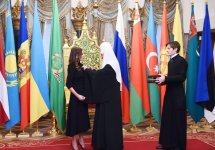 First VP Mehriban Aliyeva receives Order of saint Equal to Apostles Duchess Olga  (PHOTO)