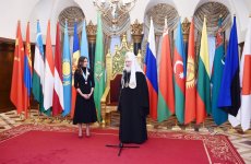 First VP Mehriban Aliyeva receives Order of saint Equal to Apostles Duchess Olga  (PHOTO)