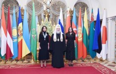 First VP Mehriban Aliyeva receives Order of saint Equal to Apostles Duchess Olga  (PHOTO)