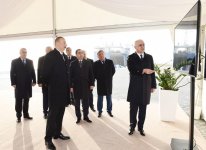 Президент Ильхам Алиев принял участие в открытии Ро-Ро терминала в Бакинском международном морском торговом порту (ФОТО)