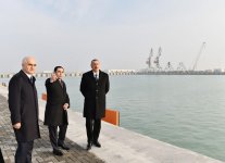 Президент Ильхам Алиев принял участие в открытии Ро-Ро терминала в Бакинском международном морском торговом порту (ФОТО)