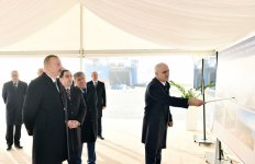 Президент Ильхам Алиев принял участие в открытии Ро-Ро терминала в Бакинском международном морском торговом порту (ФОТО)