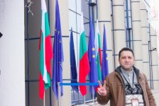 Первый рейс Баку-София: юбилей, каравай с медом и солью, хорошее настроение (ВИДЕО, ФОТО)