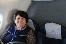 Первый рейс Баку-София: юбилей, каравай с медом и солью, хорошее настроение (ВИДЕО, ФОТО)