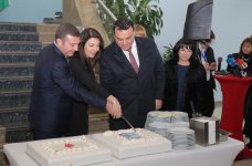 Первый рейс Баку-София: юбилей, каравай с медом и солью, хорошее настроение (ВИДЕО, ФОТО)