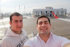 Первый рейс Баку-София: юбилей, каравай с медом и солью, хорошее настроение (ВИДЕО, ФОТО)